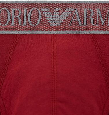 Труси боксер Emporio Armani для чоловіків, червоні з логотипом