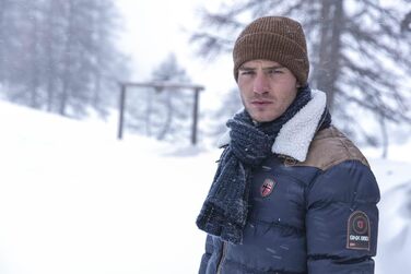 Чоловіча зимова куртка Geographical Norway: тепла дизайнерська стібана куртка, чорна, розмір XL