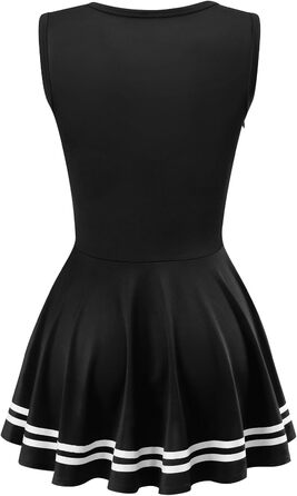 Чорний боді-міні з безрукавною конструкцією LittleForBig, XXL, для дорослих