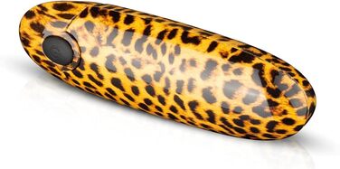 Вібратор для жінок Panthra Lippenstif Asha – Leopard – міні вібратор Bullet, водонепроникний, з чохлом