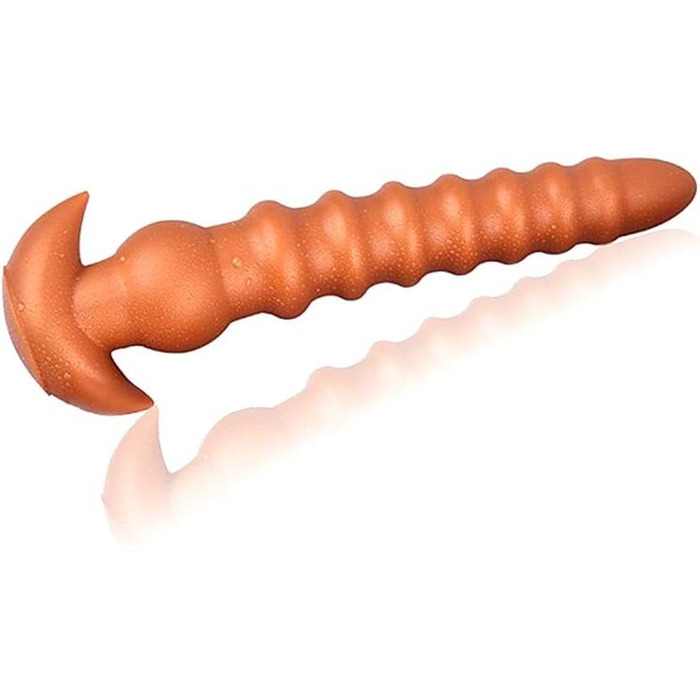 Анальний плаг Roluck з рідкого силікону, великий розмір, з підставкою. Іграшка для дорослих, для початківців та досвідчених користувачів.