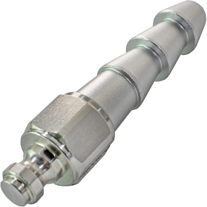 Металевий дилда Fredorch Sexmaschine - іграшка для дорослих, сріблястого кольору