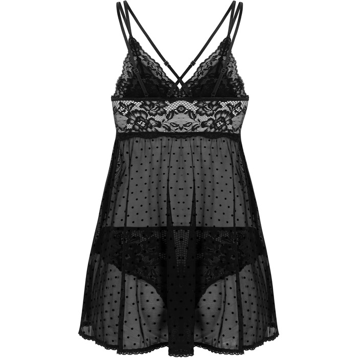 Babydoll Beatriz S Schwarz від Hunkemöller – чорна бабочка з мереживом