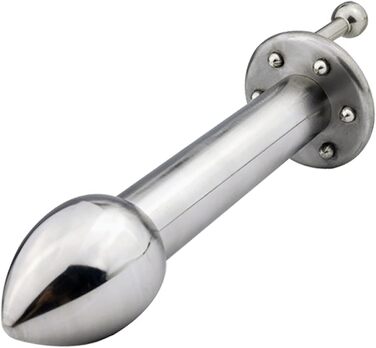 Анальний масажер ScreaAss з нержавіючої сталі, подвійний наконечник, для масажу простати та стимуляції G-точки