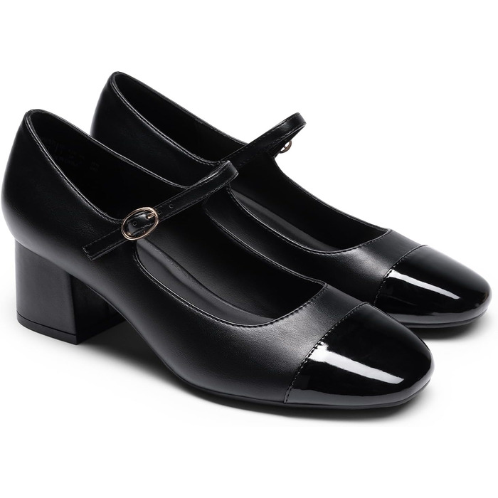 Жіночі туфлі-човники Dream Pairs з закритим носком, чорні, розмір 43 EU