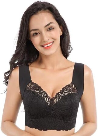 SWZEC Comfit™ Оригінальний бюстгальтер з пуш-ап, комфортний та підтримуючий (5XL, чорний)