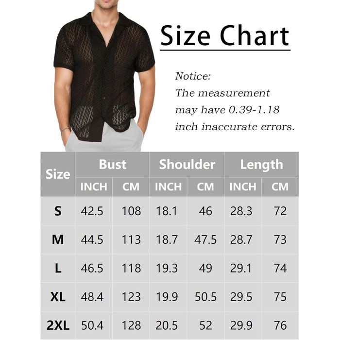 Чоловіча сорочка поло з мереживом AIEOE, літня, вільна, з короткими рукавами, чорна, розмір S-XXL