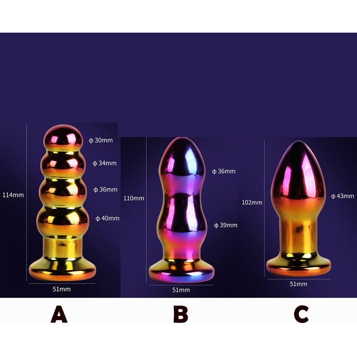 Електричний скляний анальний дildo з вібрацією ScreaAss: 3 стилі, 10 режимів, USB-зарядка