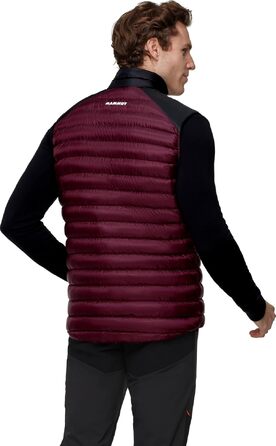 Чоловічий утеплений жилет Mammut Albula IN Weste, колір vin-black, розмір S