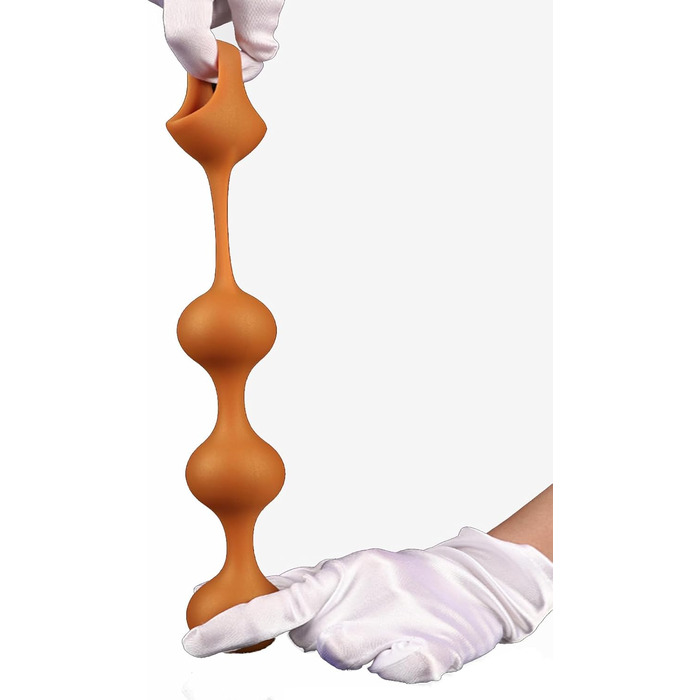 Анальні кульки з рідкого силікону, анальна цепь з кільцем для сперми, анальний мастурбатор, вагінальні кульки для стимуляції G-точки, іграшки для дорослих для жінок та чоловіків (XL)