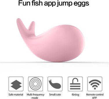 Вібратор з дистанційним керуванням через додаток, 10 режимів вібрації для жінок, портативний G-spot вібратор для пар, рожевий