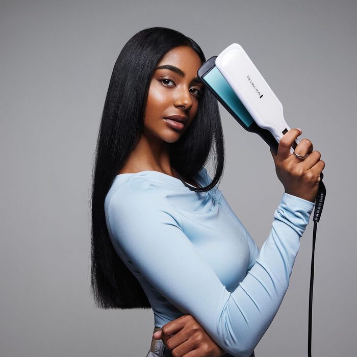 Випрямляч для волосся Remington Shine Therapy S8550 з керамічним покриттям, аргановою олією та вітаміном E, LCD-дисплей, 150-230°C