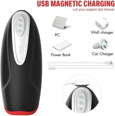 Вібратор для чоловіків Guspiun з нагріванням та 10 режимами - для соло задоволення