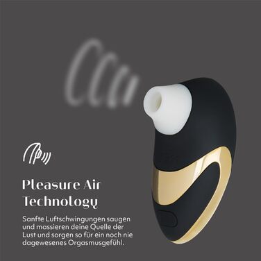 Womanizer PRO W500 - вібратор для стимуляції клітора, GOLD EDITION, чорний та золотий, 12 інтенсивностей, водонепроникний