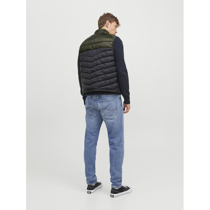 Чоловічий жилет Jack & Jones Jjehero Noos стібаний, колір Rosin/Black/White, розмір L