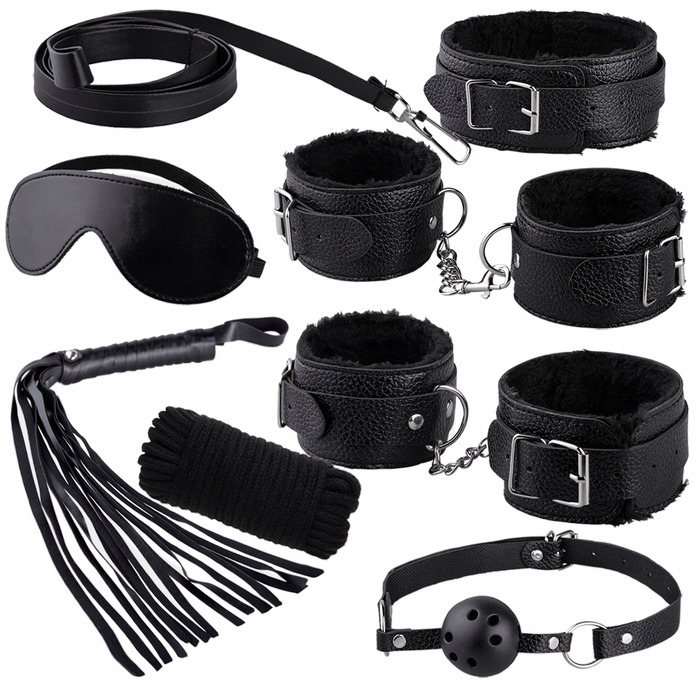 BDSM-набір Ero-Bull, чорний, 10 предметів