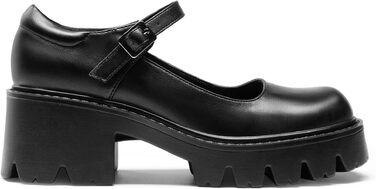 Жіночі туфлі Mary Janes DREAM PAIRS на масивній платформі, чорні, екошкіра (PU), розмір 39