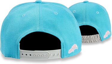 Набір кепок Soubuddy для батька та сина (2 шт.) — Сімейний комплект бейсболок Snapback для чоловіків та дітей, темно-червоний та блакитно-рожевий, One Size + дитячий розмір