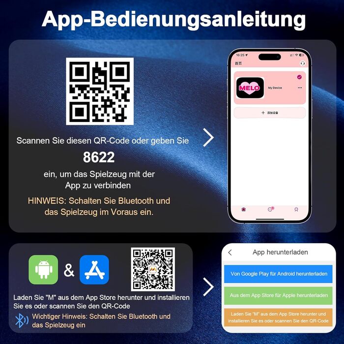 Анальний вібратор-простатор Metall Anal Vibratorstarb з пультом, 10 режимів вібрації, чорний