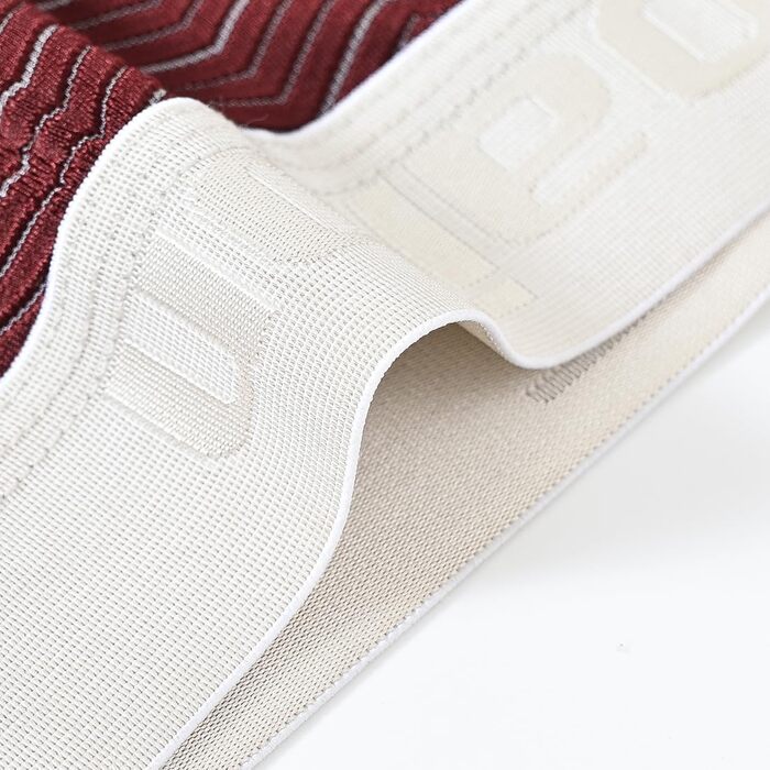 BIATWOWR чоловічі стрінги з відкритим верхом, сексуальна білизна, дихаюча та зручна, для чутливої шкіри, темно-червоно-біло-чорна (червоний, M)