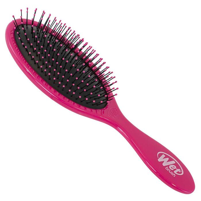 Щітка для волосся WetBrush Original Detangler з ультрам'якими щетинками IntelliFlex для розплутування всіх типів волосся, Рожева