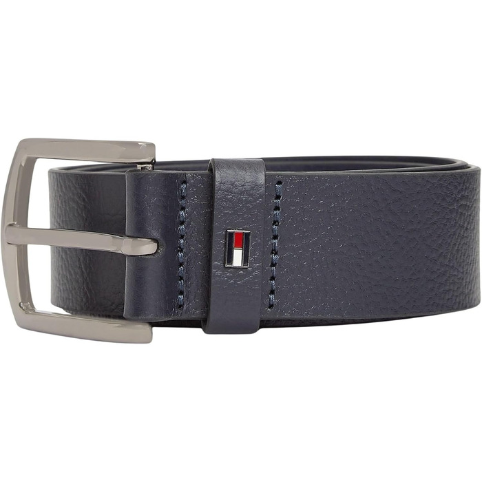 Чоловічий шкіряний ремінь Tommy Hilfiger (90, Space Blue)