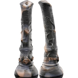 Анальний плагін Nothosaur HUNTER JACK 23.5 см - іграшки для пар, сталеві, Bounty Noir