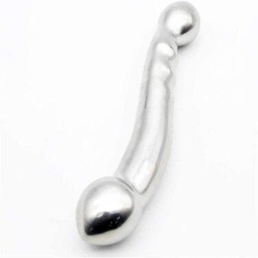 Анальний стимулятор з нержавіючої сталі, подвійний дилдо для ануса, стимулятор простати, дорослі іграшки для чоловіків та жінок