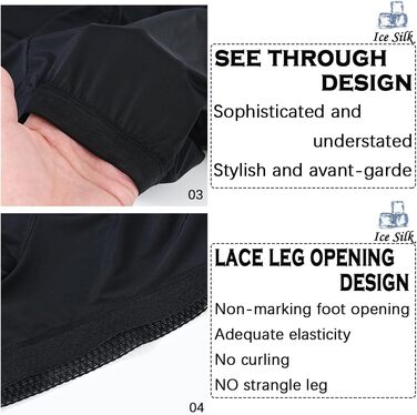 Сліпекс чоловічі прозорі сексуальні труси BIATWOWR з підсилювачем мішка для більшої привабливості та комфорту (2 шт.): різнокольорові, XL