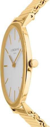 Жіночий наручний годинник Liebeskind Berlin LT-0156-MQ IP Black (Золотистий / Білий)