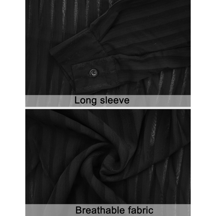 Чоловіча майка-топ з прозорою сіткою, чорна смуга, XXL