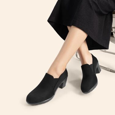Жіночі класичні туфлі-човники DREAM PAIRS, чорна замша, розмір 39 EUR