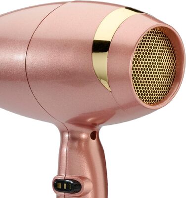 Професійний іонний фен BaByliss Rose Gold 2100W з керамічним покриттям, 3 температурні та 2 швидкісні режими, сріблястий, 5336PE EU