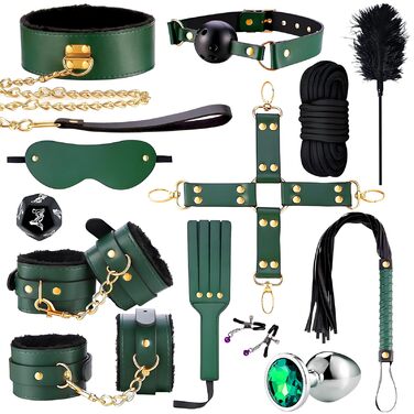 Набір для БДСМ для пар: 13 предметів (наручники, фетіш-аксесуари)