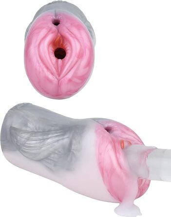 Силіконовий мастурбатор для чоловіків Qiyasex 2-в-1 з реалістичним дизайном тварин