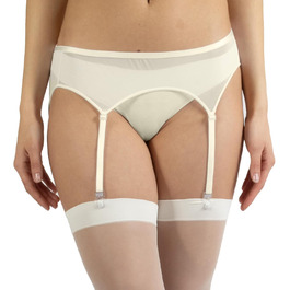 Спідниці-стріжки Calzitaly: мереживні спідниці-стріжки, підвконики, пояси для панчіх, чорні, білі, слонова кістка, великі розміри, Made in Italy, універсальний розмір