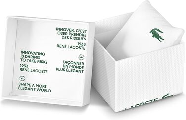 Аналоговий кварцовий годинник Lacoste 12.12 унісекс з силіконовим ремінцем Petit Piqué, бірюзовий (MEN, Turquoise)