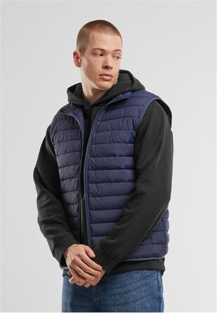 Легкий базовий жилет Urban Classics Basic Light Weight Vest, темно-синій, розмір S