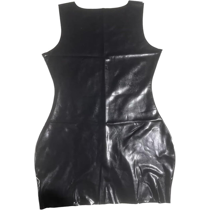 Латексна сукня для жінок, клуб, вечірка, коротка спідниця, облягаюча міні-сукня з чорного латексу, ручної роботи