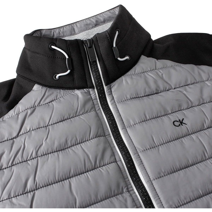 Чоловічий гібридний утеплений жилет Cavin Kein Bodywarmer, розмір 5XL, сріблясто-чорний