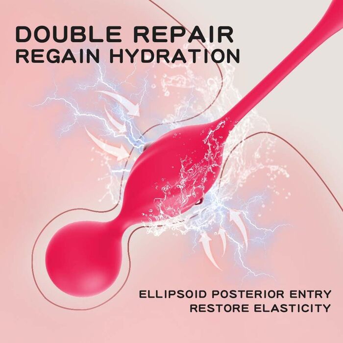 Електричний масажер для вагіни з силікону з пультом дистанційного керування, 12 режимів вібрації, тренувальний пристрій для жінок