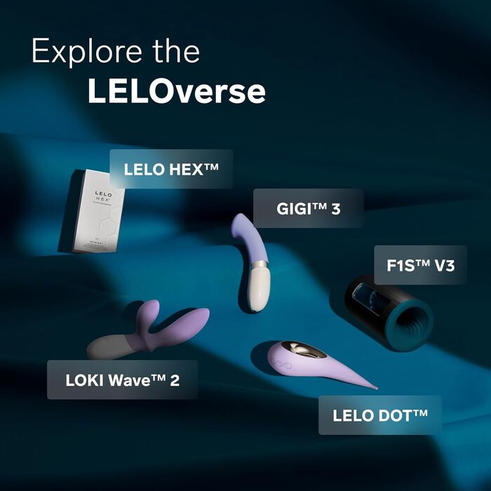 LELO F1S V3 Lustkonsole - Масажер для чоловіків з Bluetooth, 8 режимів, AI-контроль, блакитний