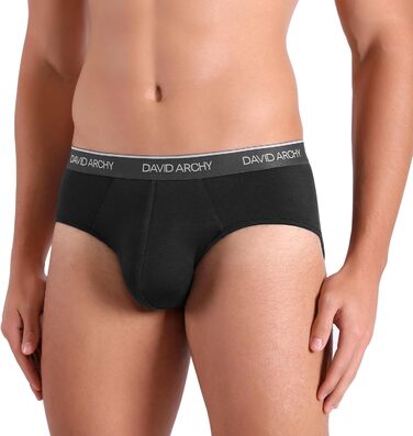 Слип чоловічий DAVID ARCHY з бамбука (XXL, 7 шт., багато кольорів) - м'яка підгузка без етикетки