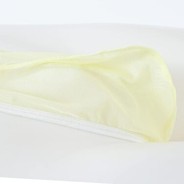 BIATWOWR Прозорі труси для чоловіків - сексуальна білизна з G-строки (жовтий, L)