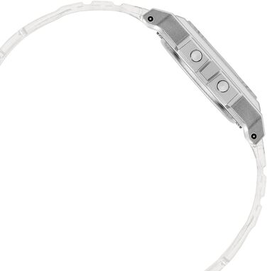 Цифровий унісекс годинник Casio Collection у прозорому корпусі