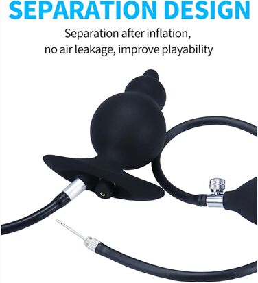 Анальний плагін TYDAY з силікону для BDSM-ігор: анальдуше, стимуляція простати, для чоловіків та жінок