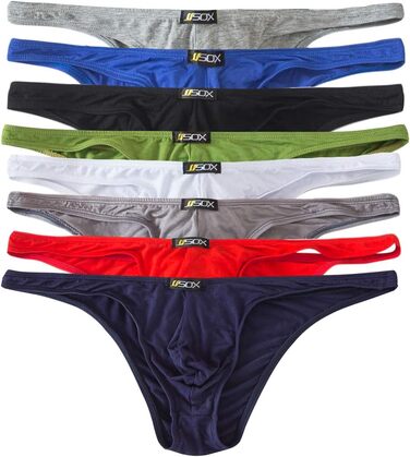 Танга чоловічі QiaTi, 8 шт. - чоловіча білизна, труси, сліпи, боксер