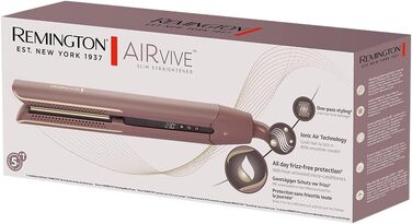 Випрямляч для волосся Remington AIRvive S8930 з іонною повітряною технологією, ультракерамічним покриттям та LCD-дисплеєм (150-230°C)