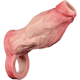 Реалістичний дилдо з рідкого силікону з венами, збільшувач пеніса, чоловічий секс-іграшка з кільцем для яєчок