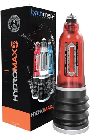 Bathmate HydroMax5 - Водяний пеніс-насос (червоний)